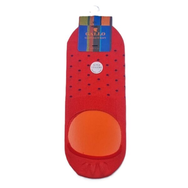 Solette Gallo Fantasmino Uomo Cotone leggero Pois Blu su fondo Anguria