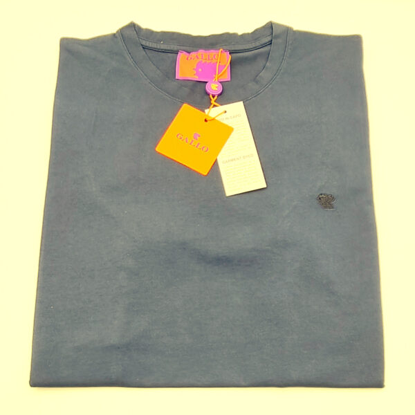 T-shirt Gallo Girocollo Unisex 100% Cotone Piombo Unito Tinto capo M L XLXXL 3XL